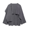 Mujer Cape Coat Women Scarf Collar Ponchos Women Shawl Long Sleeve Winter Woman Ponchos Cloak Knitted Cardigan for Women