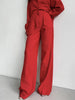 Women's Wide Leg Pants with European and American Style Casual Loose Pants Suitable for Business and Casual Wear