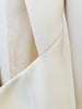 Designer Long Blazer Women's Stylish Backless Diamonds Beaded Shawl Collar Long Blazer