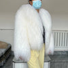 Women's Real Mongolian Fur Winter Coat Thick Warm Jacket with High-Quality Turndown Collar