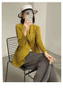 Pleated Blazers For Women Spring Lapel Single Breasted Long Sleeves Coat Female Coat 2DA3117