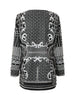 White Pearl Nailed Big Size Blazer Women V-neck Long Sleeve Loose Fit Jacket Tide Spring Autumn 7C274100