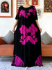 Party Dress Tie-dry Printed Cotton Women Boho Maxi Dress Casual Holiday Party Dresses Indie Folk African Vestidos