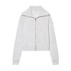 Mujer Flare Pants Sets for Women 2 Pieces Fleece High Waist Woman Trousers Sets Zipper Cropped Women's Jacket Streetwear Outfits