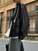Vintage PU Leather Jacket Women High Street Techwear Oversized Moto Biker Coats BF Punk Loose Casual Cropped Outerwear