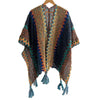 Loose Tassel Jumper Scarf Spring Knitting Pullover Inrregular Ponchos Elegant Cloak Coat Lady Sweater Autumn Winter Tops