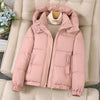 Short Casual Down Cotton Jacket Women Parkas Hooded Korean Style Winter Cotton Clothing Female Coat Outerwear