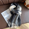 Winter Cashmere Scarf Women Design Warm Pashmina Blanket Poncho Scarves Female Shawl Wraps Thick Foulard Bufanda