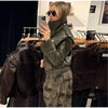 Women Leather Bomber Jackets Coats With Belt Notched Shoulder Pads Motorcycle Street Chic Short Outwear Solid Lace Up