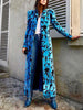 Long Velvet Trench Coat for Women Floral Lapel Collar Soft Fall Peaked Lapel Long British Style Elegant Overcoat