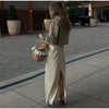 Leopard Print Women Winter Coat Faux Fur Coat Lapel Waist Tightened Jacket Single Breasted Long Sleeve Coat Daily Wear
