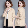Middle Aged Mother Spring Autumn Loose Women's Short Jacket Elegant Large Size Female Short Outerwear With Lined 4XL