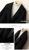 Autumn and Winter Reversible Woolen Coat Women's Mid-Length Small Hepburn Style Woolen Coat Loose