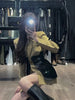 Original Design Blazer Women Loose Spliced Pocket Korean Shrug Notched Single Breasted Blazer Mujer Femal with Belt
