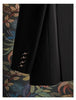 Women's Single Breasted Blazer Autumn Chic Casual Back Slit Design Niche Famale Suit Coat 2DB4253