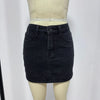 Washed Denim Skirt Women Simple All-match Girl Mini Skirts Temperament Commuting Style Female Clothing