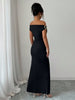 Autumn Women's Off-Shoulder Boat Neck Dress Sexy Elegant Long Skirt Evening Gown for Women