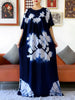 Party Dress Tie-dry Printed Cotton Women Boho Maxi Dress Casual Holiday Party Dresses Indie Folk African Vestidos