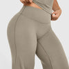 Yoga Wide-Leg Pants for Women High Waist Stretchy Running Gym Pilates Leggings Solid Color Loose Sports Leggings