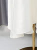 White Two Piece Set for Women Lapel Flare Sleeve Spliced Ruffles Lace Blouse High Waist Simpel Vest Dress Fairy Suit Female