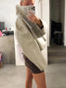 Autumn Women Croc Embossed PU Leather Jacket High Neck Zip Up Oversize Loose Cropped Coat Long Sleeve Street Lady Outerwear