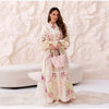 Retro Floral Print Women's Long Dress With Tassel Belt Stand Collar Long Sleeve Muslim Kaftan Dresses Spring Lady Robes