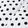 Polka Dot Puff Sleeve Dress Women's V-neck Waist Cinching Pleated Mini Dresses Spring Lady Elegant Casual Wear