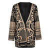 White Pearl Nailed Big Size Blazer Women V-neck Long Sleeve Loose Fit Jacket Tide Spring Autumn 7C274100