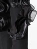 Spliced Mesh Ruffles Casual Blazer For Women Lapel Long Sleeve Tide Loose Fit Jacket Spring Autumn A165