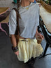 Lace Patchwork Satin Lace Up Shorts Women Sexy Hollow Out High Waist Drawstring Half Pants Wide Leg Trousers Chic Lady Partywear