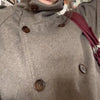 Elegant Women's Short Woolen Coats Stand Collar Double Breasted Long Sleeve Female Jacket Autumn Winter Lady Warm Outwear