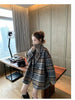 Checkered Coat for Women Spring Korean Edition Retro Western Style Reduced Age Small Fragrant Whisper Coat for Women WF