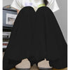 Girls Korean Wide Leg Pants Female Chic Designer High Waist Trousers Lady Baggy Thin Casual Daily Pants