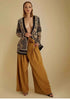 Beaded V-neck Blazers for Women Streetwear Suit Jacket Coat Outerwear Female Clothing