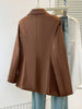 Women's Blazer – Slim Fit Short Design Jacket, Office Casual Workwear for Petite