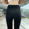 Women Stretch Jeans Lady Slim Skinny Pencil Jeans High Waist Vintage Pants Girls Leggings Straight Leg Korea Trousers