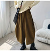 Autumn Casual Harem Pants Women Cotton High Waisted Trousers Retro Loose Bloomers Women's Oversize Pants Baggy Sweatpants