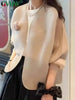 Pleated Item Loose Solid Color Women's Cardigan Coat V Neck Casual Style Female Coats Spring 17S0440