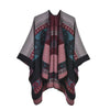 Winter Poncho Women Capes Scarf Imitation Cashmere Ladies Scarves Warm Shawls Wraps Woman Ponchos Bufanda Mujer Foulard