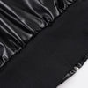 Women Faux Leather Jackets Solid Short Coat Zipper Pocket Turn Down Collar Long Sleeve Waist Cinched Slim Streetwear Autumn