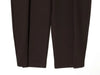 Women Wide Leg Pants Retro Dark Color Pleated Trousers High Waist Casual Work Office Straight Pants
