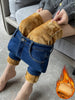 Skinny Women's Warm Jeans Winter Thicken Fleece Stretch High Waist Pencil Pants Korean Black Blue Gray Velvet Leggings