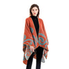 Fitshinling Auspicious Cloud Pattern Winter Shawls And Wraps Bohemian Fringe Oversized Womens Winter Ponchos And Capes
