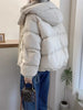 Parkas Women's Jacket Korean Autumn Winter Loose Hooded Thicken Warm Short Down Cotton Padded Coats Female Tops