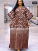 African Dresses for Women Plus Size Traditional Africa Clothing Dashiki Ankara Gown Abayas Robe Muslim Kaftan Maxi Dress