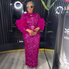 African Clothes for Women 2 Pcs Sets Tops And Skirts Suits Dashiki Ankara Christmas Outfits Gown Plus Size Wedding Party Dresses