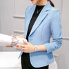Blazer Ladies, Pocket Jacket, Slim Fit Long-sleeved Korean Style Office Traf Tangada