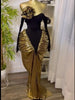 Women Print Patchwork Stacked Ruched Long Sleeve Bodycon Midi Maxi Long Dress Birthday Vacation Sexy Party Dresses