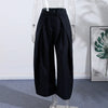 Stitching Blazer Pants Suit Women's Loose Lapel Long Sleeve Coats Wide Leg Trousers Autumn Female Elegant Suit