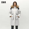Down Jacket Women Goose Down Winter Waterproof Oil-proof Stain-proof Outerwear Warm Loose Daily Women'S Clothing